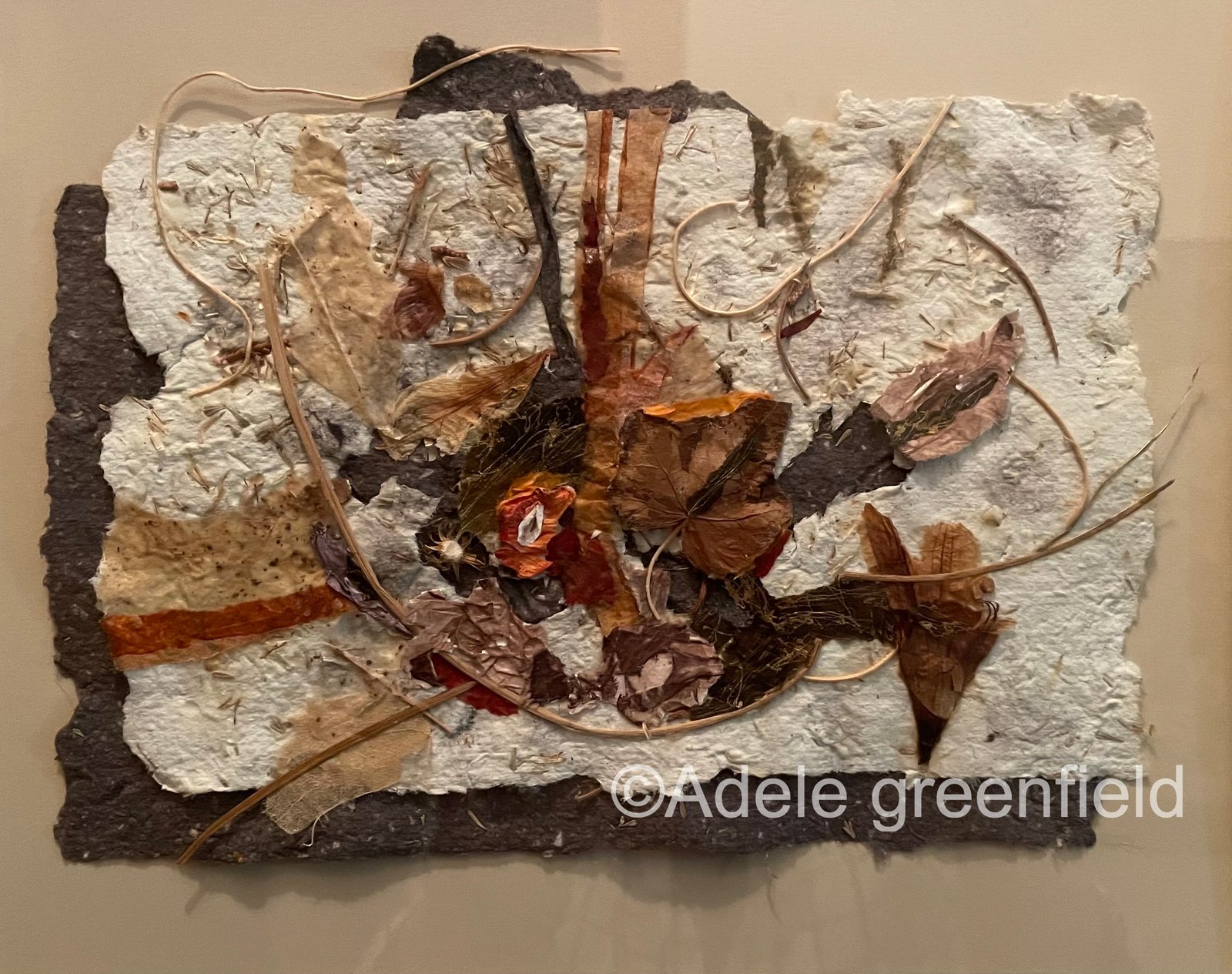 Embedded – Handmade paper & collage